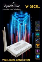 V-SOL Dual Band ONT : 2GE+1VoIP XPON 4 ANTENA - Image 2