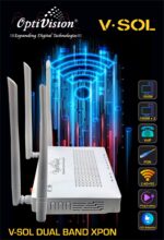 V-SOL Dual Band ONT : 2GE+1VoIP XPON 4 ANTENA - Image 3