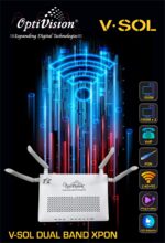 V-SOL Dual Band ONT : 2GE+1VoIP XPON 4 ANTENA - Image 4